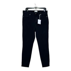 Pistola midnight black stretch skinny jeans size 31